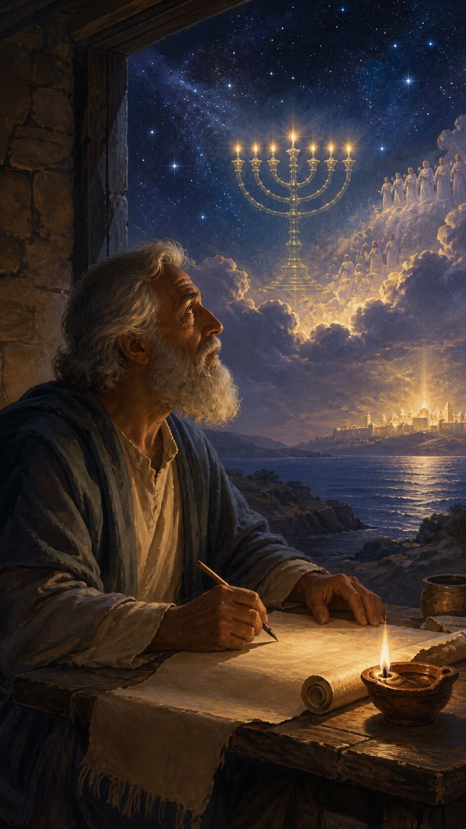 Who would write the rest of the vision Nephi saw?