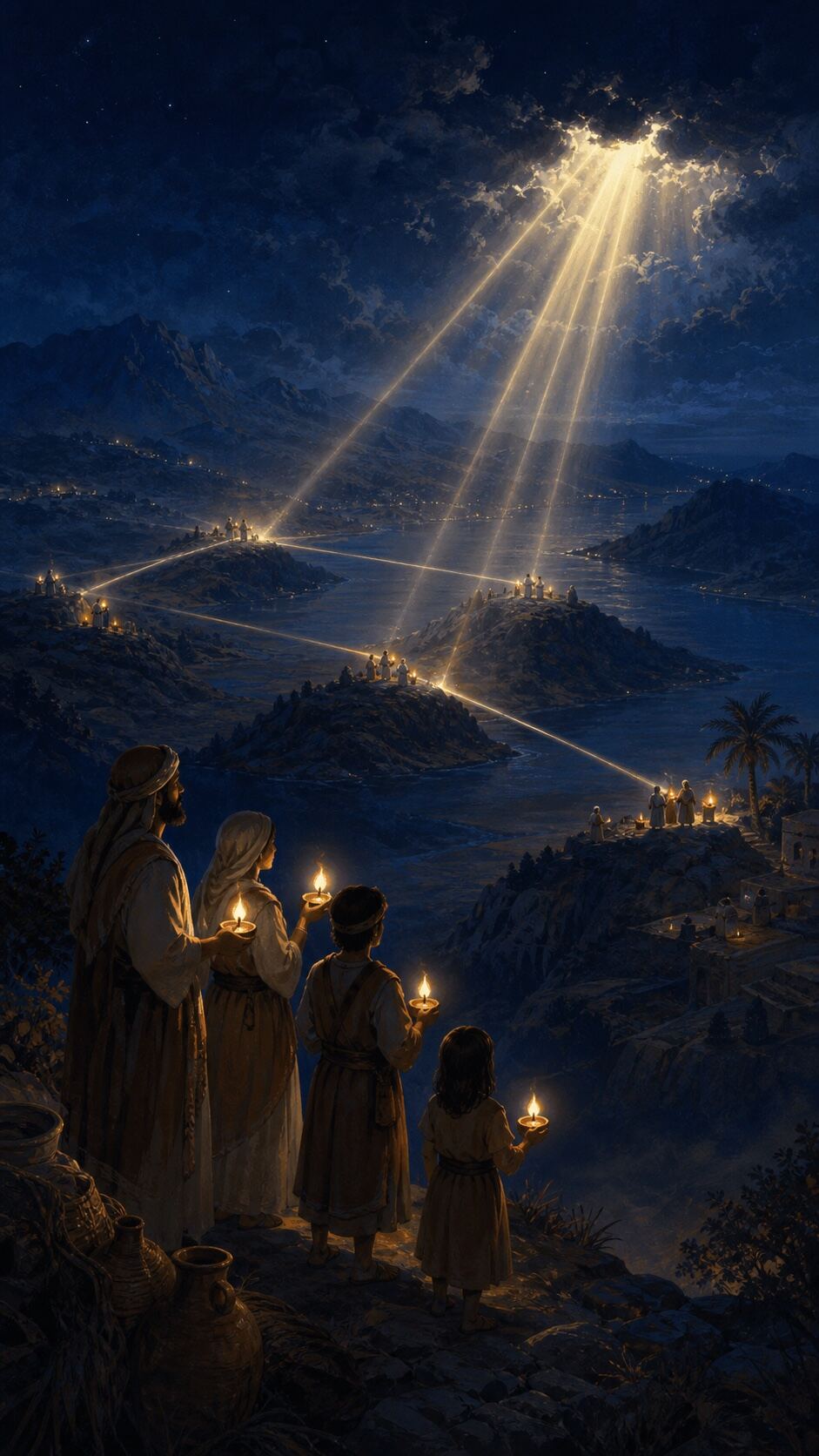 In Nephi’s vision, the Saints of the Lamb were…