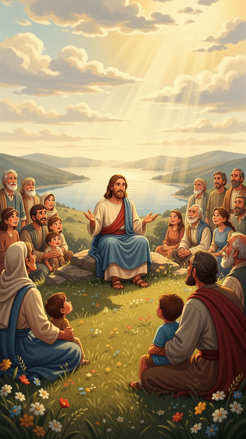 Jesús dijo, en el monte: sed, pues…