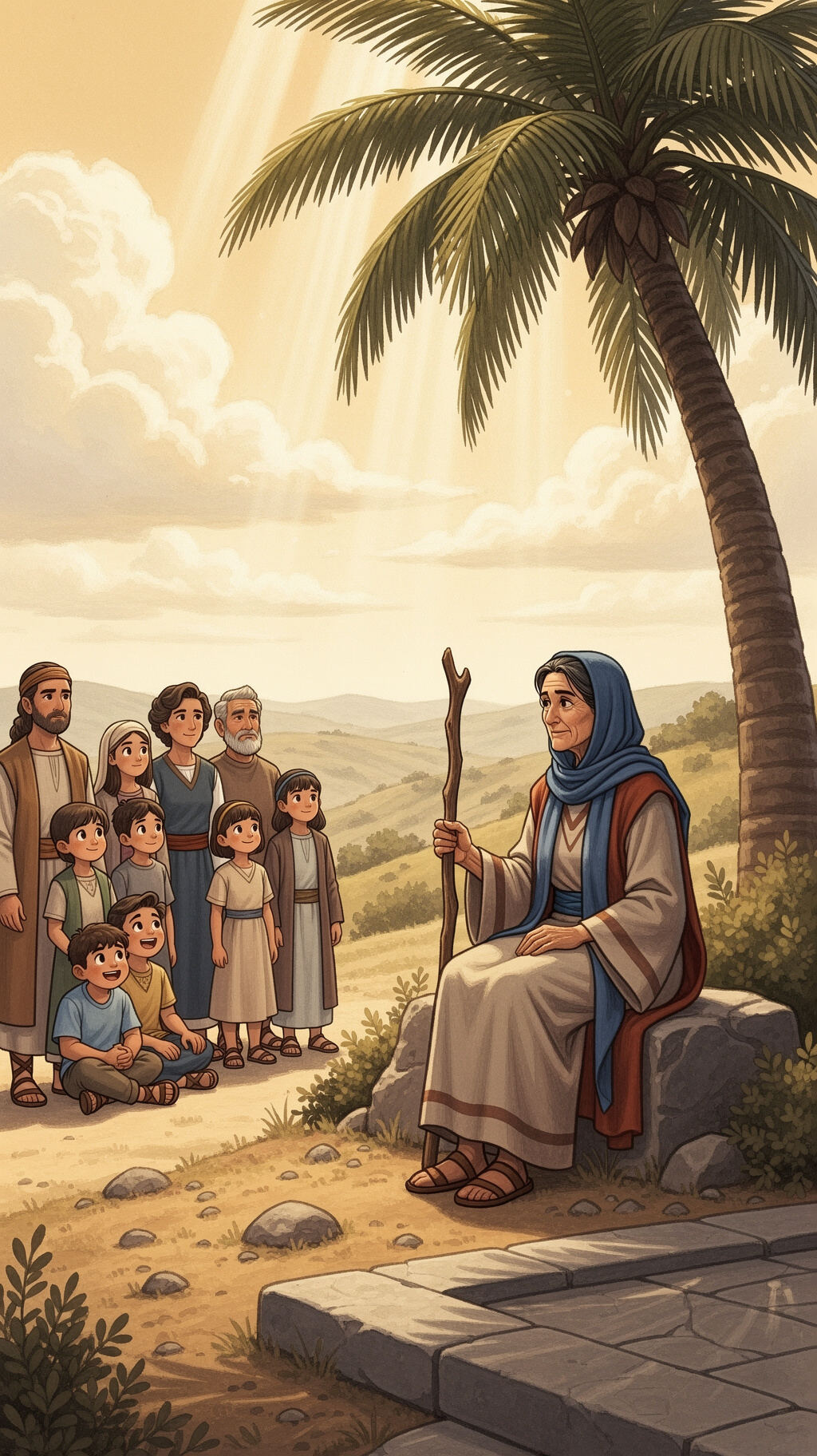 Quem julgava Israel debaixo da palmeira?