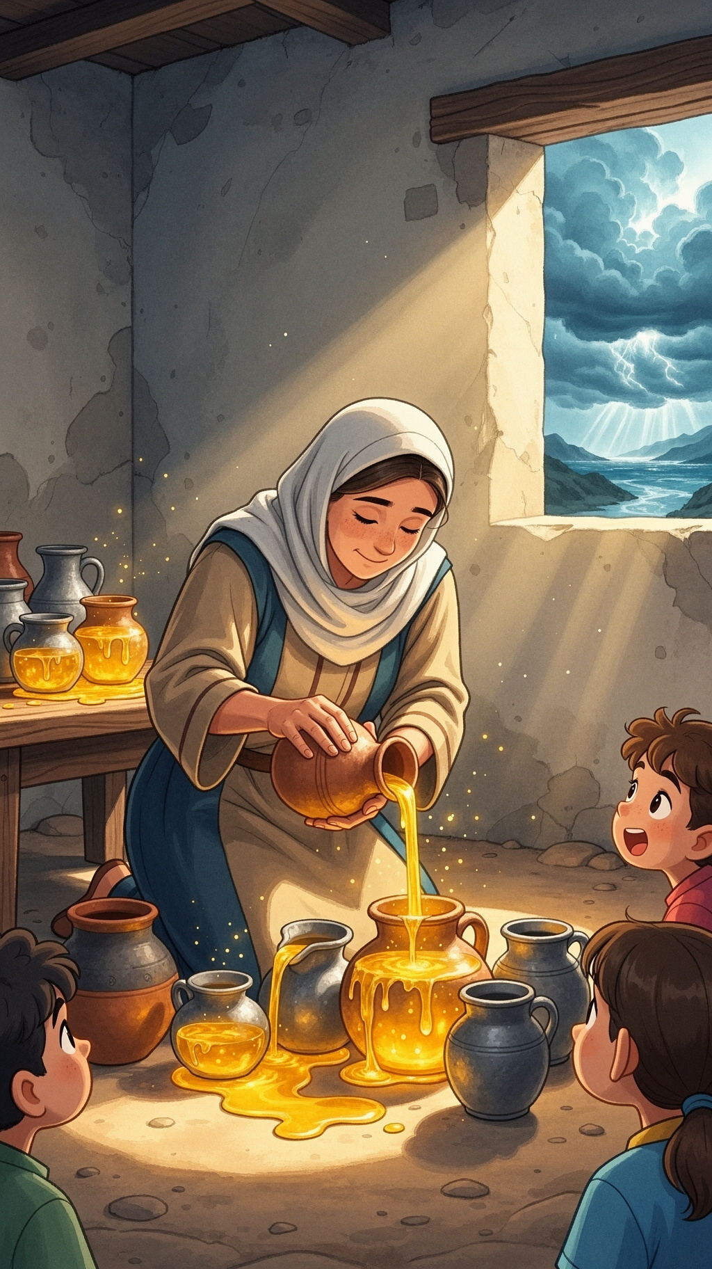 The widow’s oil…