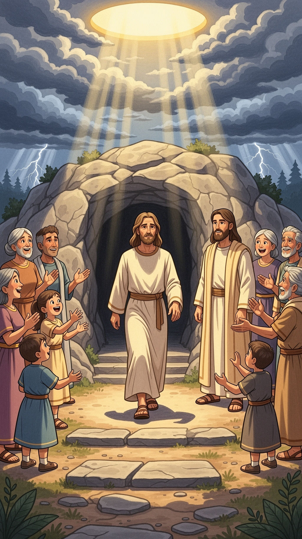 Jesus clamou diante do túmulo…