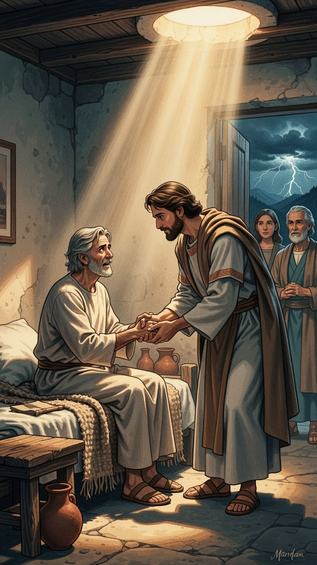 Zeezrom, who had been sick with a fever, by faith…