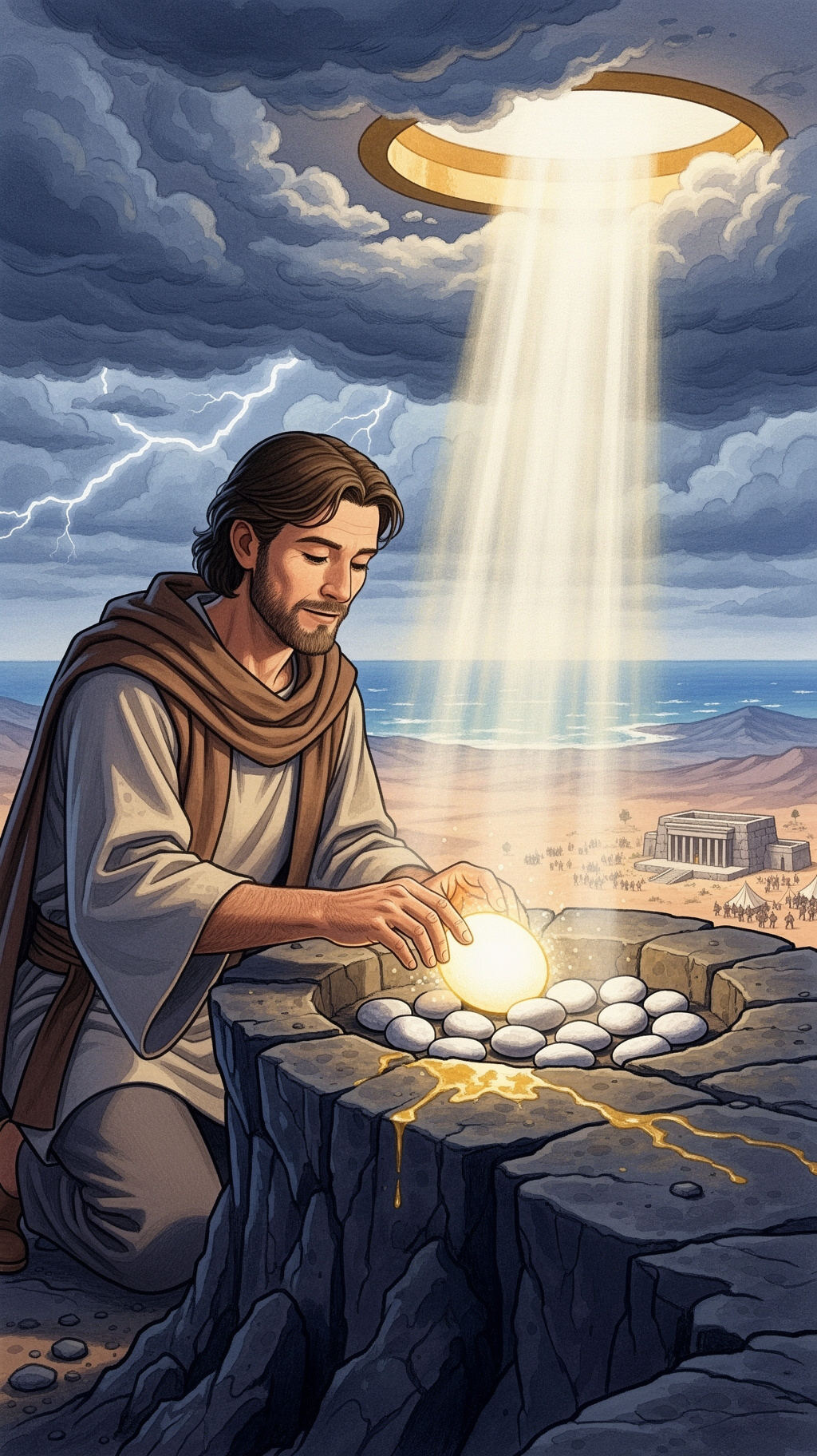 Sur la montagne, qui le frère de Jared a-t-il vu ?
