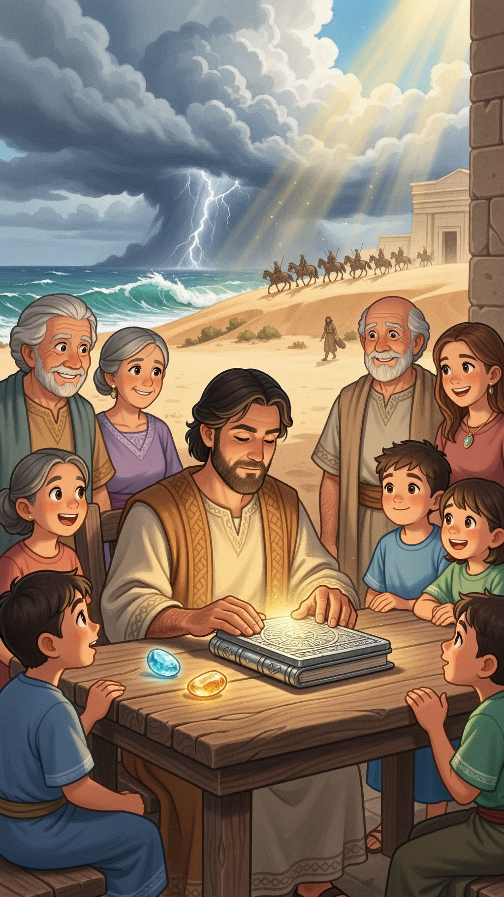 What records did Mosiah translate with the interpreters?