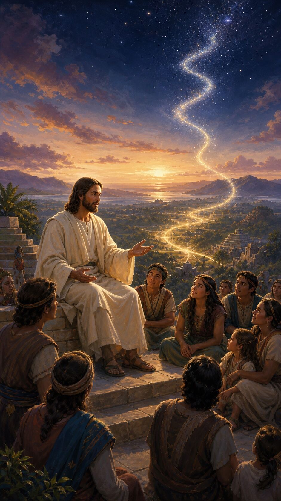 En Abundancia, ¿hasta qué momento explicó Jesús lo que sucedería?