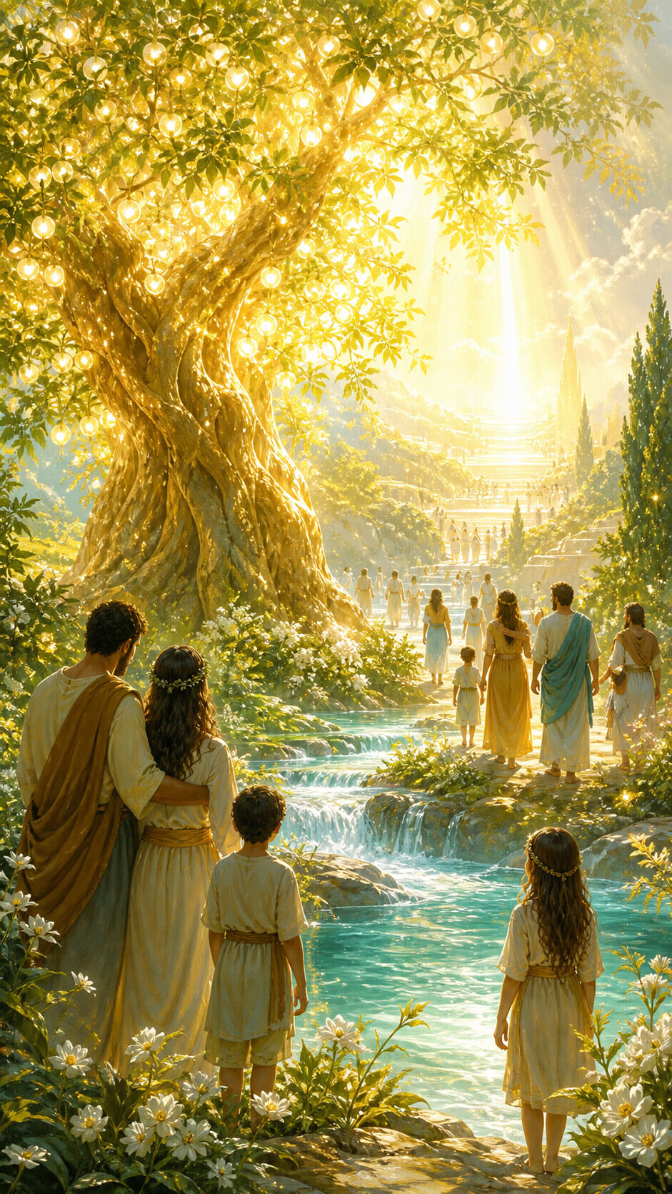 What does the tree of life represent in Nephi's vision?