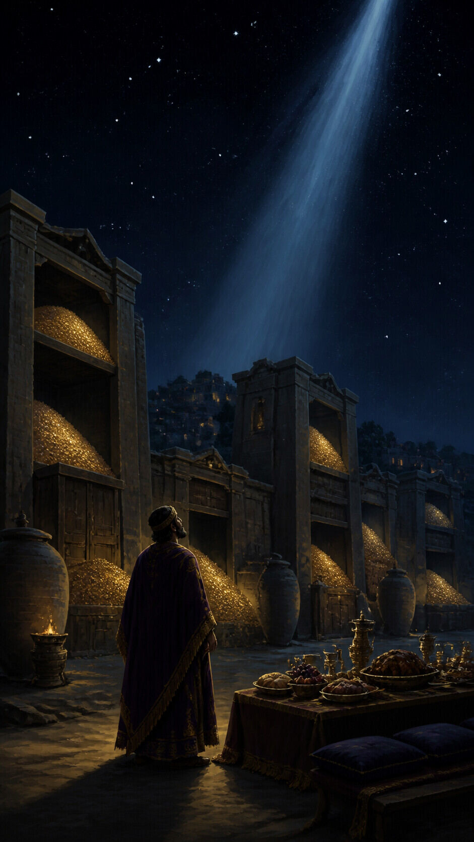What did God tell the rich man who stored up only for himself?